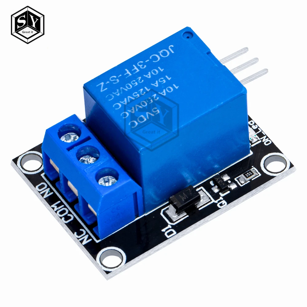 1PCS  KY-019  KY 019 5V One 1 Channel Relay Module Board Shield For PIC AVR DSP ARM for arduino Relay