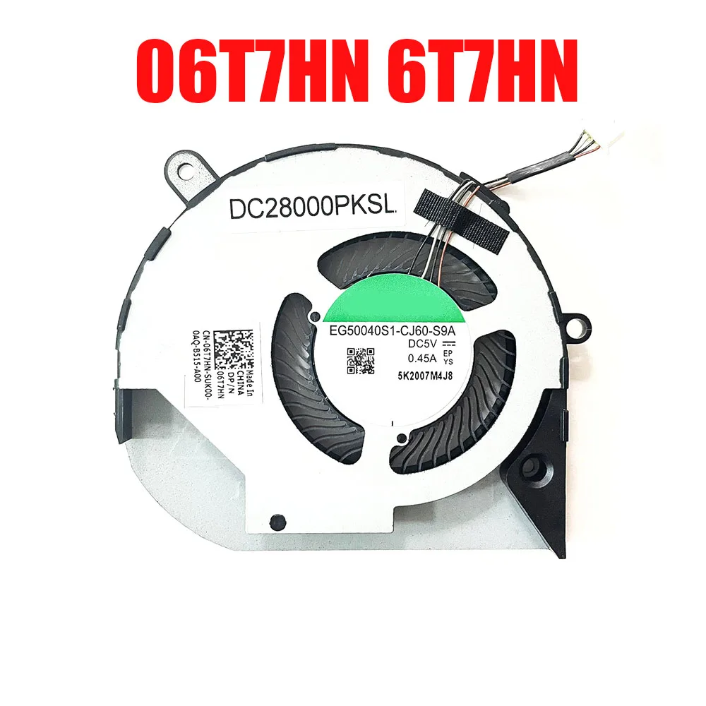 

06T7HN 6T7HN Laptop CPU Fan For DELL For Latitude 5510 For Precision 3540 EG50040S1-CJ60-S9A DC5V 0.45A DC28000PKSL New