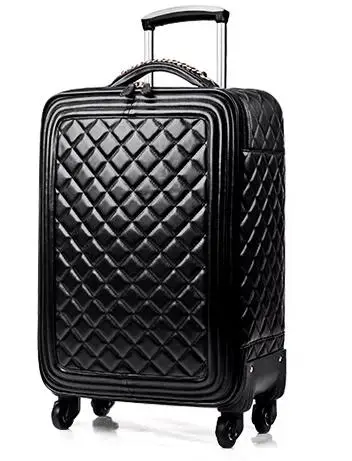 Imagem -02 - Mulheres Viagem Spinner Suitcase 18 Inch 20 Inch Carry on Hand Bagagem Bolsa on Wheels 24 Inch 28 Inch Travel Bagagem Trolley Bags