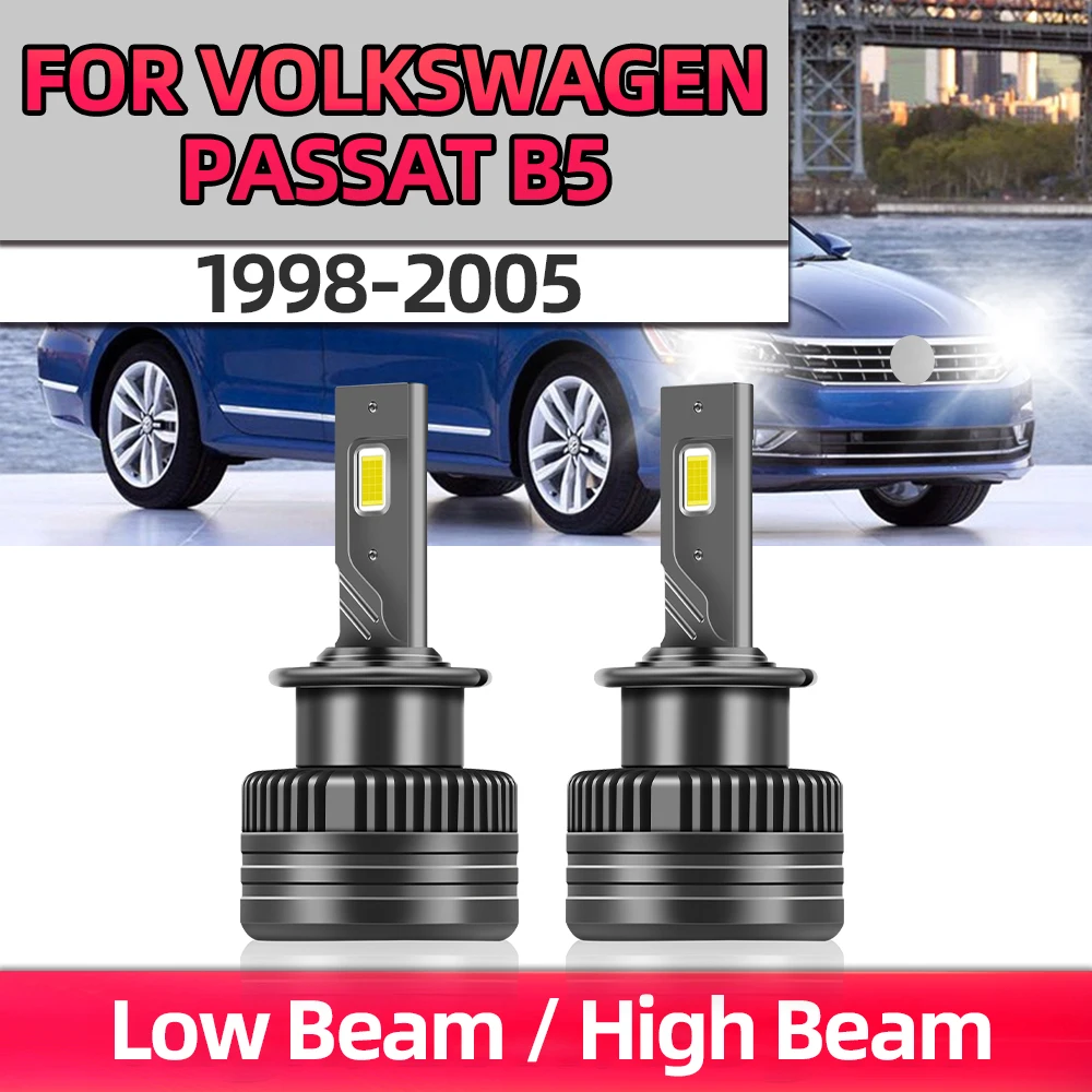 

TEENRAM D2S LED Headlight Lamp Bulb High Power 6000K White For Volkswagen Passat B5 1998 1999 2000 2001 2002 2003 2004 2005