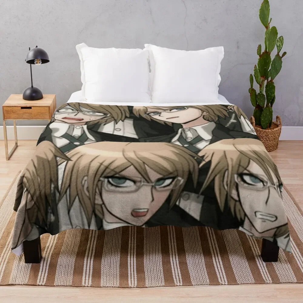 

Byakuya Togami Throw Blanket Anti Shedding Soft Fuzzy Blanket for Home