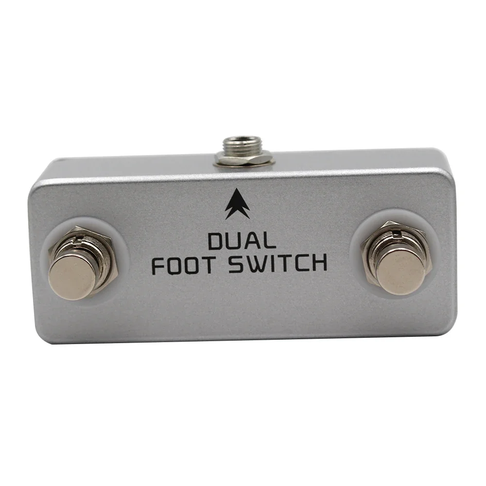 Mosky Dual Latching Footswitch Guitar Pedal,Dual Foot switch for Amps or Effects Pedals