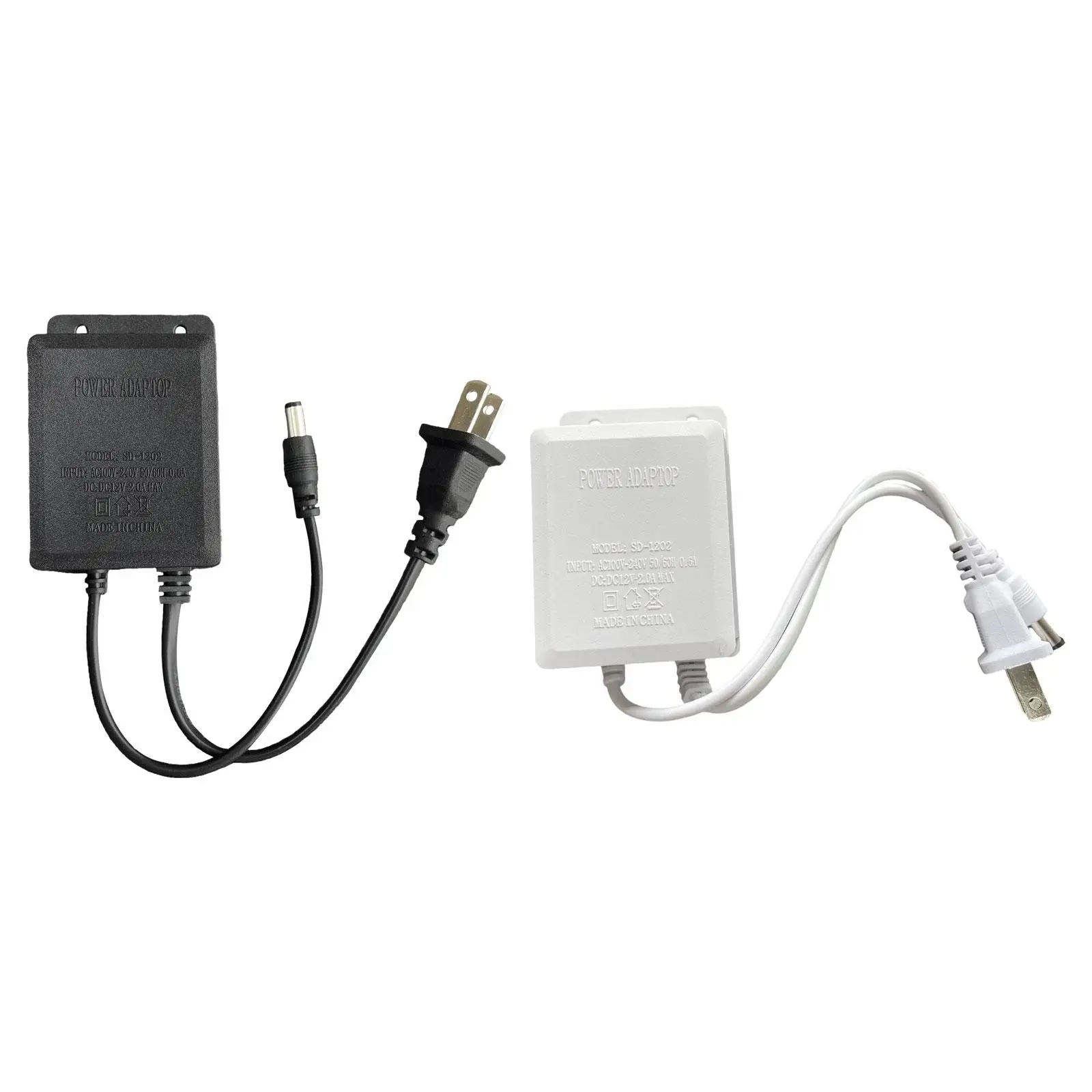 AC Adapter Charger para CCTV Camera, Sturdy Power Supply, Transformer, LED Strip Light, Router Webcam, Câmeras de segurança, DC 12V, 2A