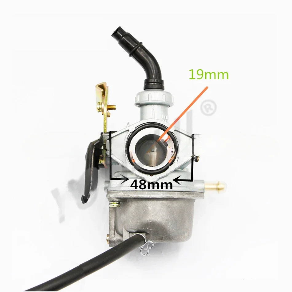 PZ19 19mm Carburetor Carb With Cable Choke for 110cc 90cc Peace Eagle Cool Sport Sunl NST TaoTao Redcat Coolsport Loncin Honda