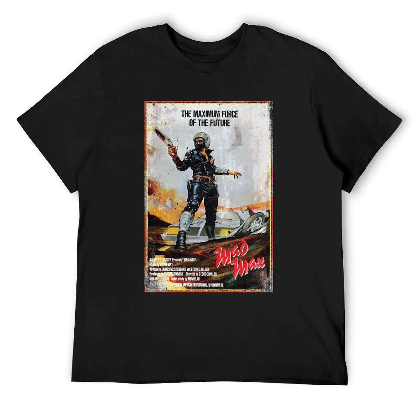 

Most Important Mad Max Distressed Movie Poster Halloween Holiday T-Shirt graphic t shirts T-shirt men