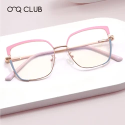 O-Q CLUB Women's Grade Glasses Anti Blue Light Lenses Woman's Eyeglasses Lunettes Myopia Reading Glass Sunglasses Man Eyewear