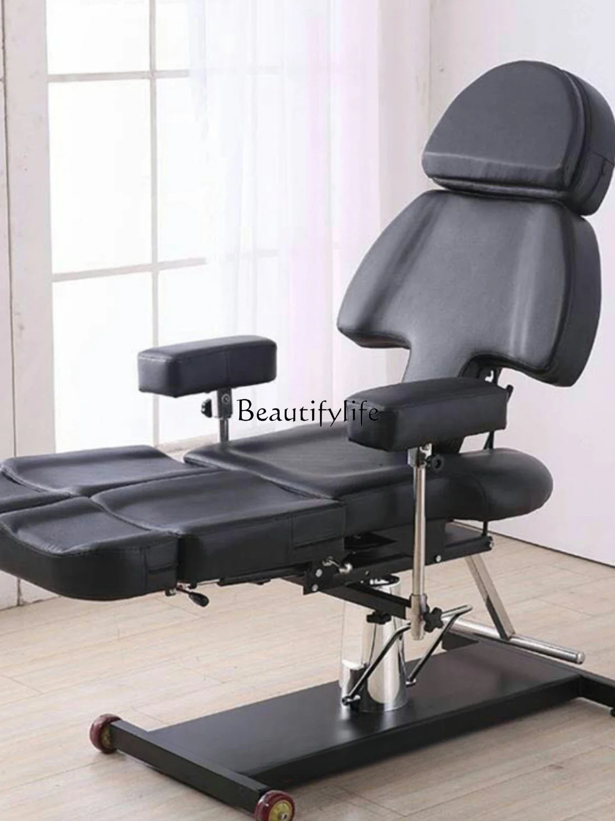 

1**Tattoo bed, large tattoo chair, multi-functional lifting, scraping, split legs, hydraulic beauty care bed