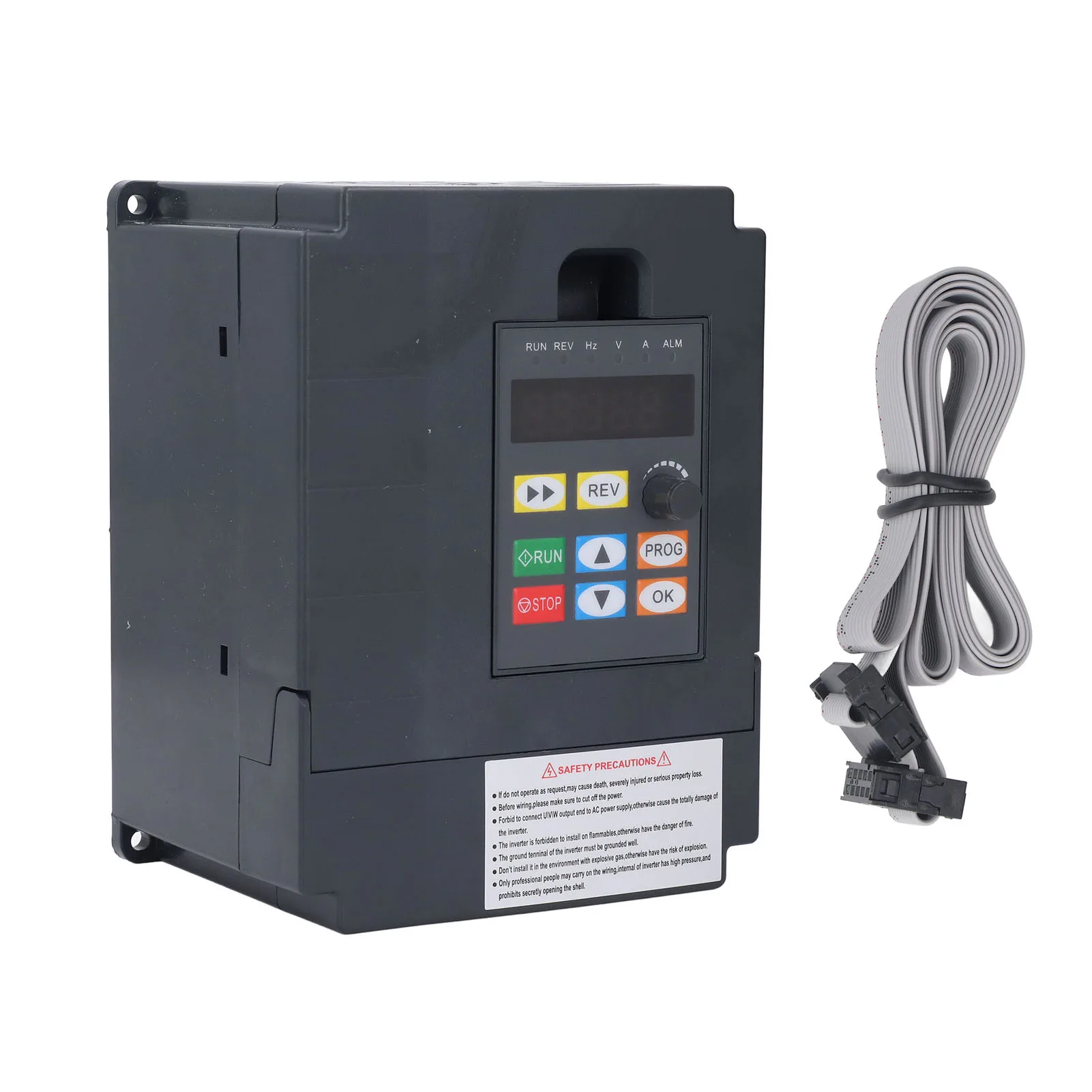 

Variable Frequency Drive 1PH AC220V Input 3PH AC0-220V Output 2.2KW Universal Small Inverter for Lathe Fan Motor