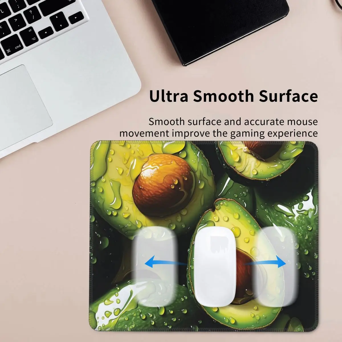 Avocados Mouse Pad Computer Keyboard Mouse Mat Gamer Laptop Desk Mat Office Accessories Table Mats