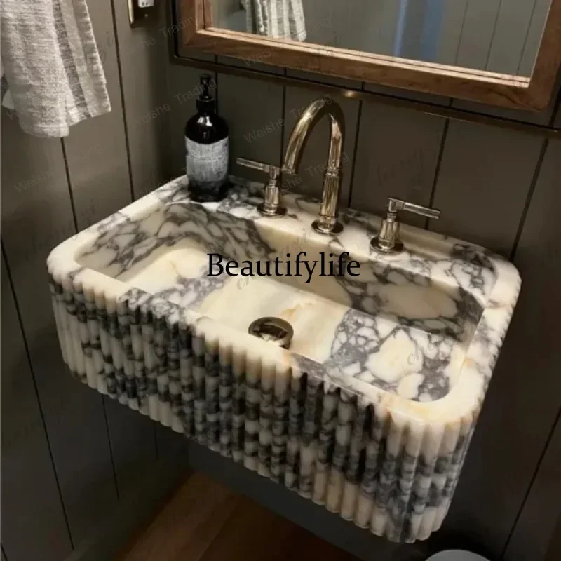 Y136 Modern bathroom vanity with sink luxury marble sink bathroom sink