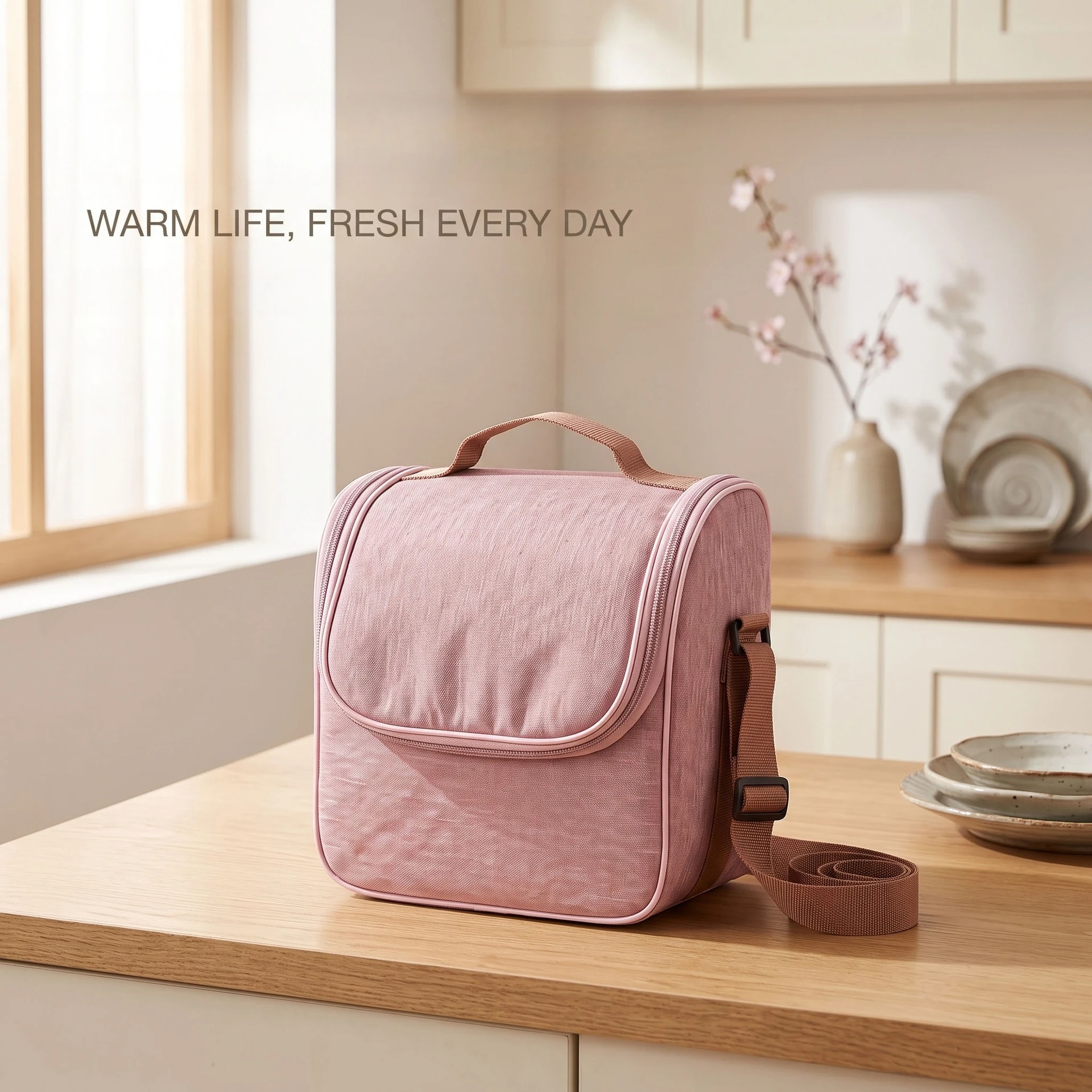 B Korean Portable Insulation Bag Work Meal Bag Waterproof Handbag Aluminum Foil Thickened Lunch Box Bag Fresh-keeping Picnic Bag