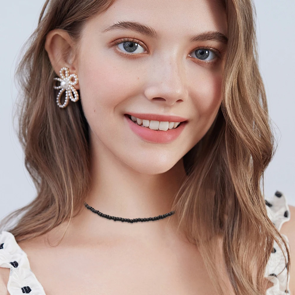 

1pc Color Rice For Clavicle Chain Women Elegant Clavicle Chain Durable Fashion Jewelry Beach Necklace Party Prom Wear