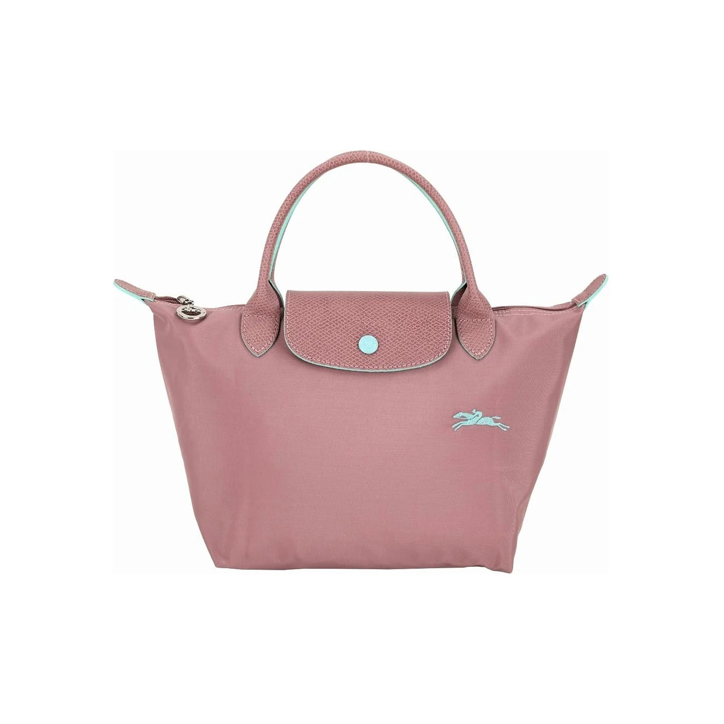 LONGCHAMP Le Pliage Club Nylon With Leather Dumpling Bag Handbag Women's Dried Rose 1623619P13