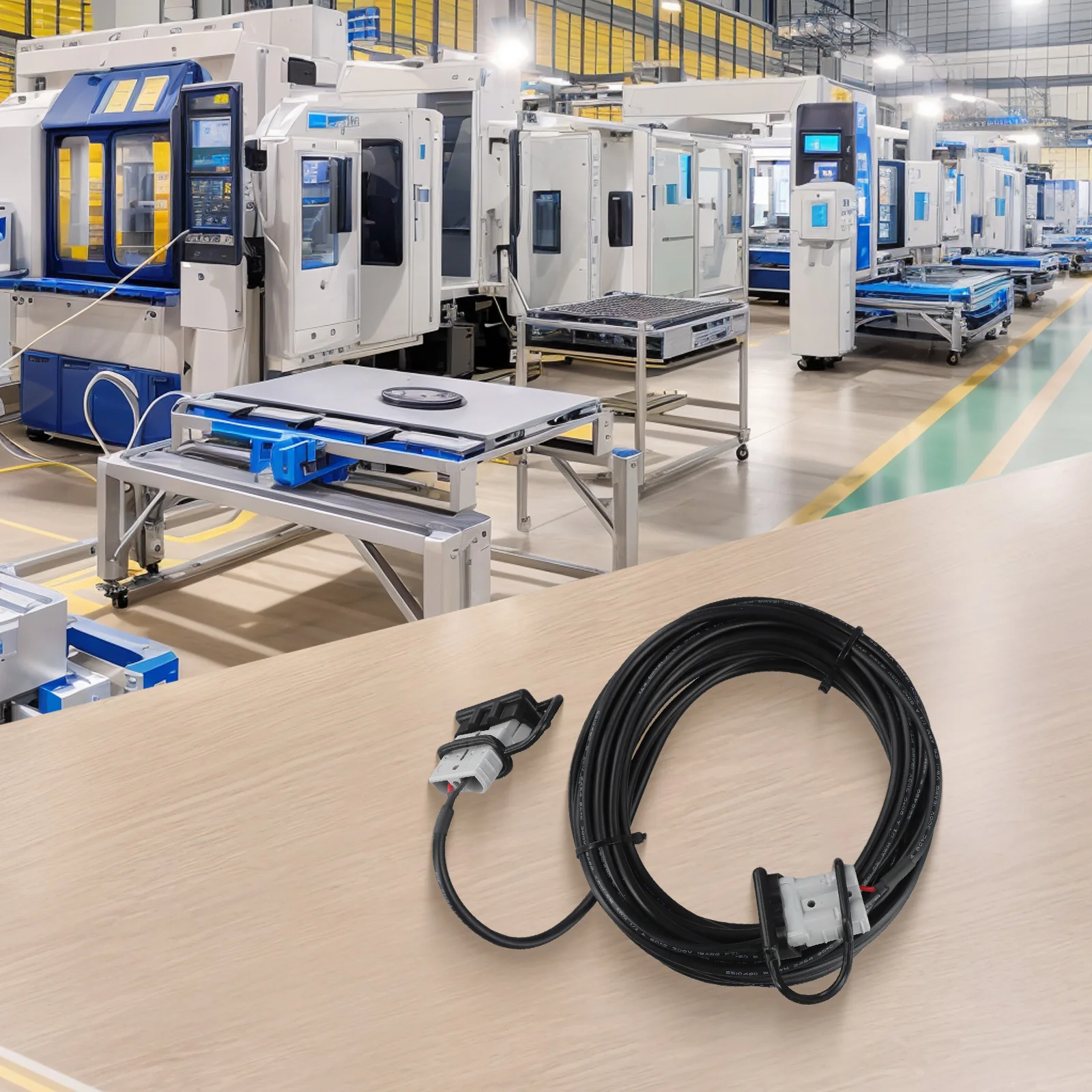 

10M 50A For Extension Cord 12V Solar Charging Connector For Anderson Extension Cord UL94-V0 IP20 Connectors Accessories