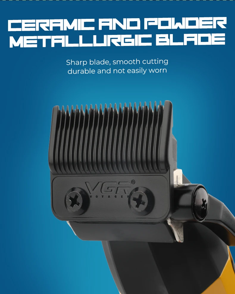 VGR Haarschneider Professionell Haarschneidemaschine Elektrisch Haarschneidemaschinen Kabellos Friseur Haarschnitt Wiederaufladbar Trimmer für Männer V-285 – Detail 5