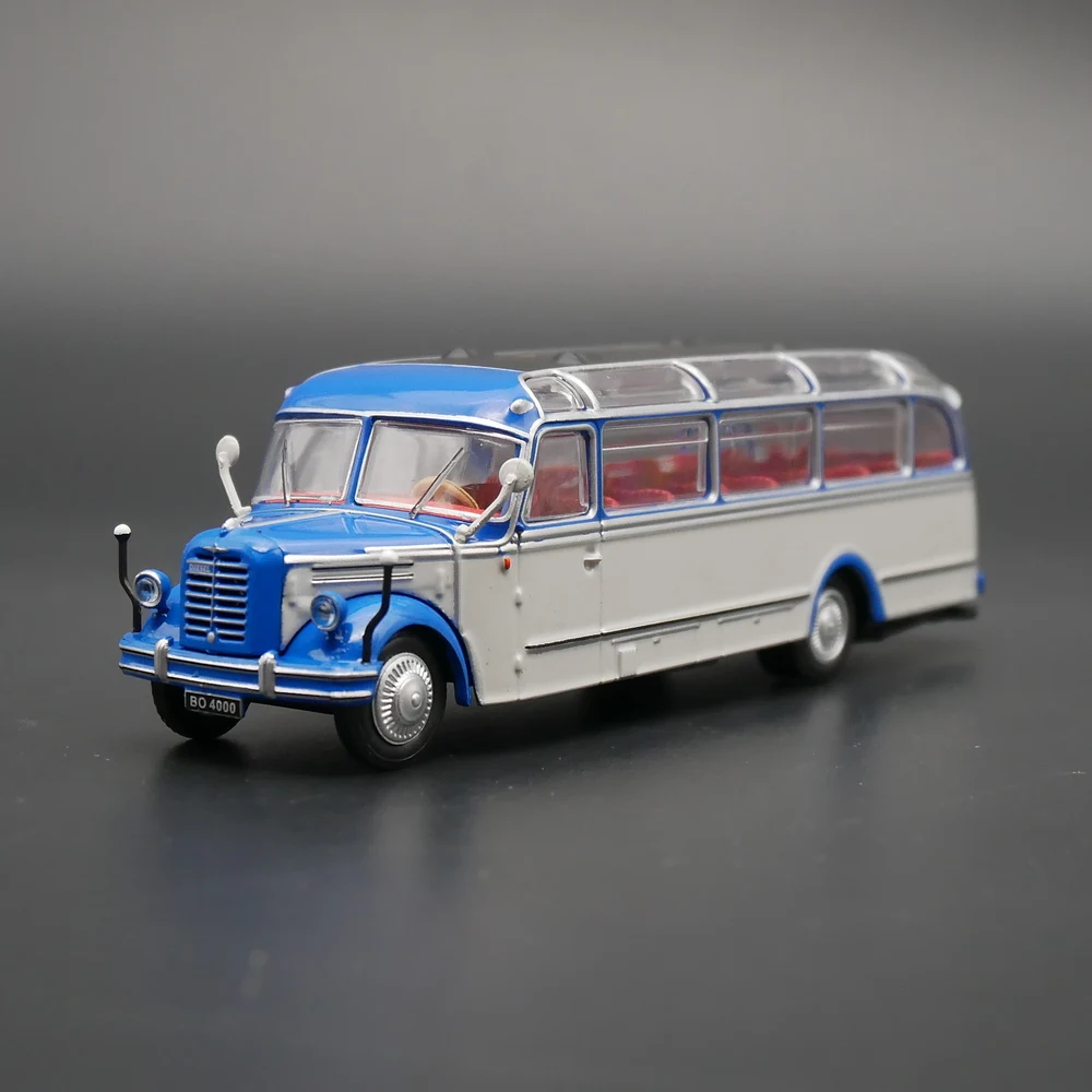 Diecast IXO/IST 1:72 Scale Borgward BO 4000 Borgward Bus German Bus Bus Alloy Car Model Collectible Toy Gift Souvenir Display