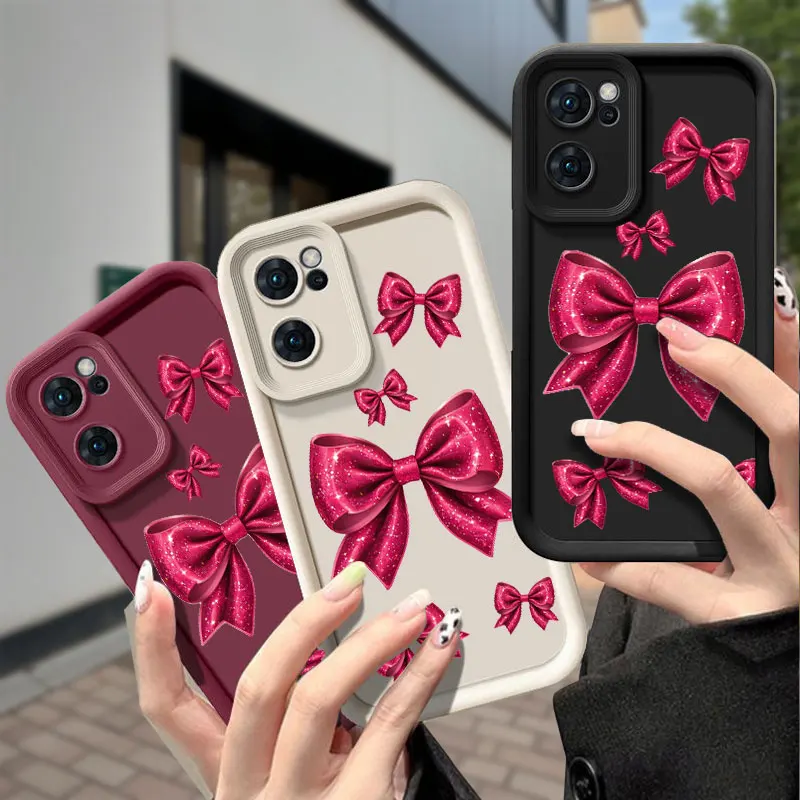 Красивый чехол для телефона с бантом для OPPO A3Pro A5 A5X A17 A38 A58 A60 A76 A78 F29 Reno 7 Z 8 T 10 11 11 12 13 14 F PRO Soft Cover Красивый чехол для телефона с бантом для OPPO A3Pro A5 A5X A17 A38 A58 A60 A76 A78 F29 Reno 7 Z 8 T 10 11 11 12 13 14 F PRO Soft Cover