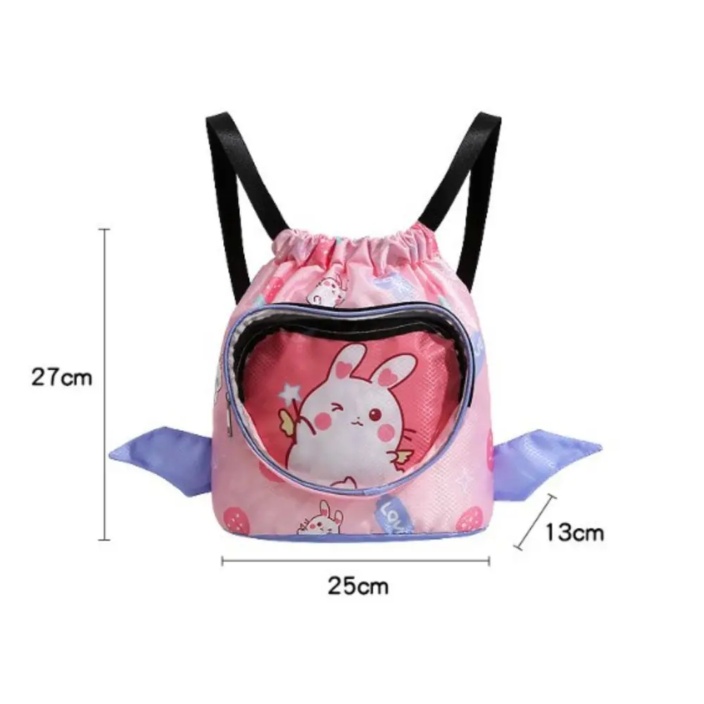 Childrens Cartoon Swimming Bag Waterproof Kids Wet Dry Clothes with Shoes Goggles Storage Pouch Backpack Swimming Accessories