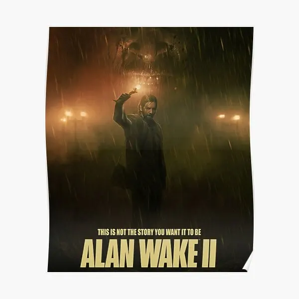 Alan Wake  Poster Art Home Painting Funny Picture Decor Wall Vintage Decoration Modern Mural Print Room No Frame