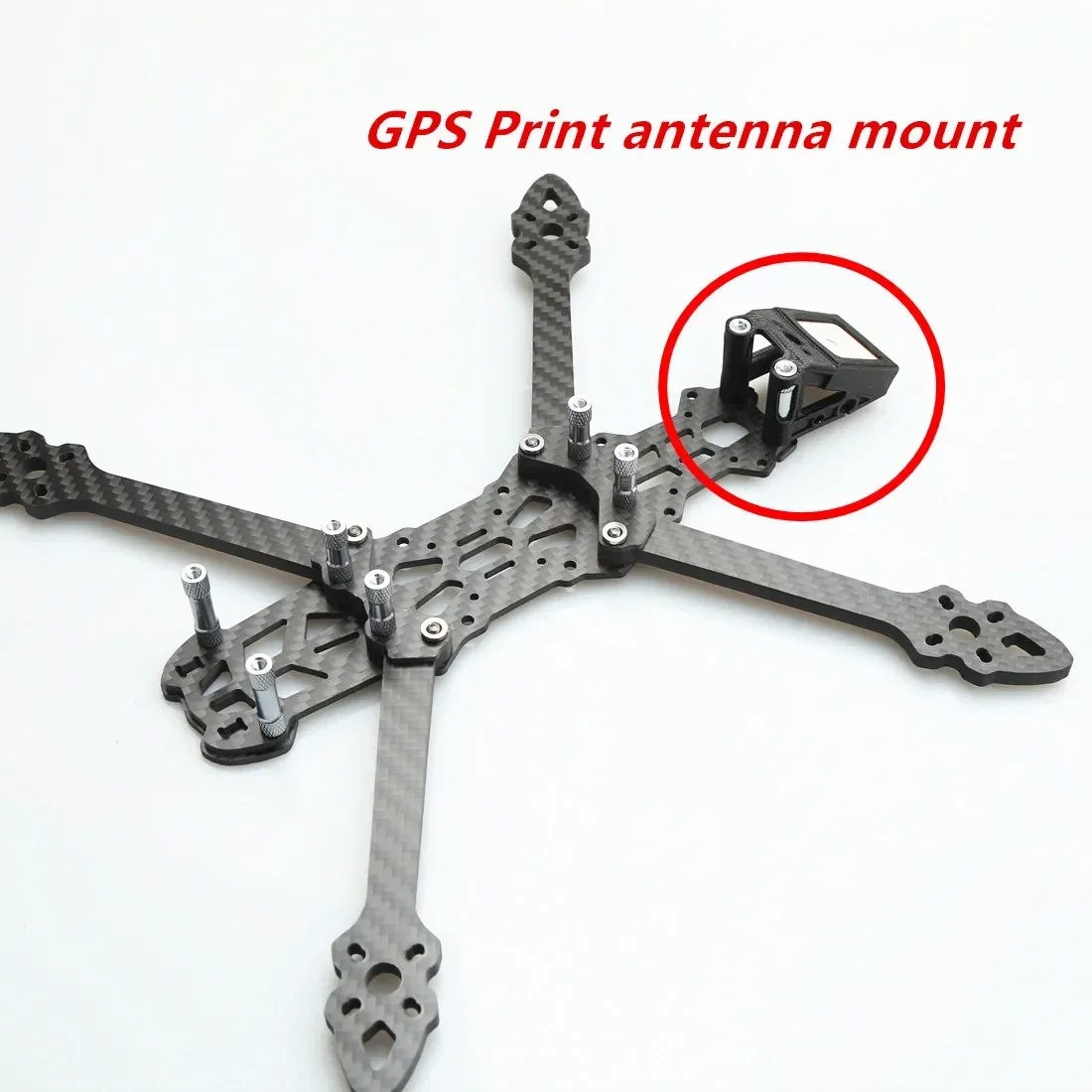 MARK4 5/6/7/8-calowy uchwyt do drukowania anteny GPS Uchwyt do montażu anteny w kształcie litery T Stały wspornik siedziska do anteny GPS 20MM Siedzisko FPV Drone