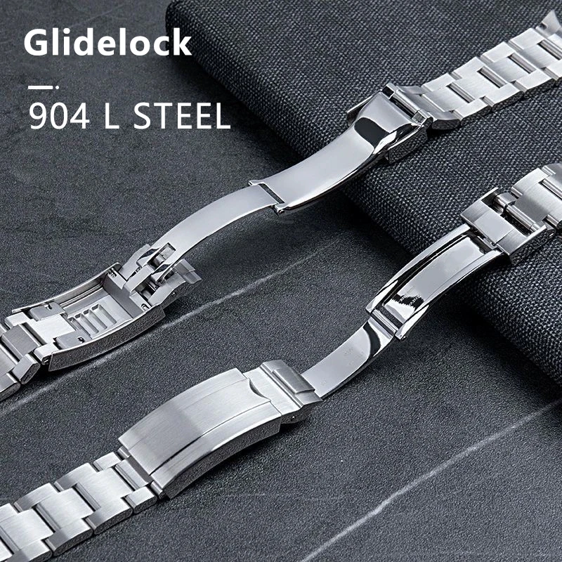 20mm Metal Watchbands for Rolex SUBMARINER DAYTONA GMT Accessories Stainless Steel Bracelet For Rolex Datejust Explorer Strap