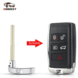 Dandkey dla Land rover Range Rover evoque discovery LR2 2018 2019 dla XE XFL dla Jaguar Insert Emergency Smart Remote Key Blade