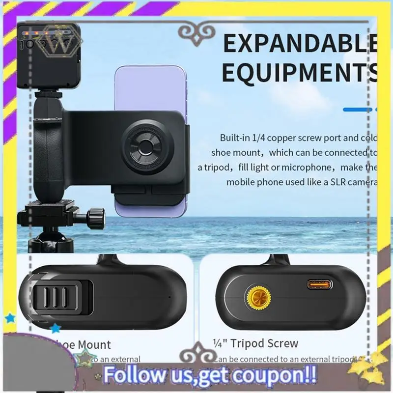 

New Bluetooth Phone Bracket With Remote Control Anti-Shake Wireless Charging Rotatable Clamp For Versatile Shooting A