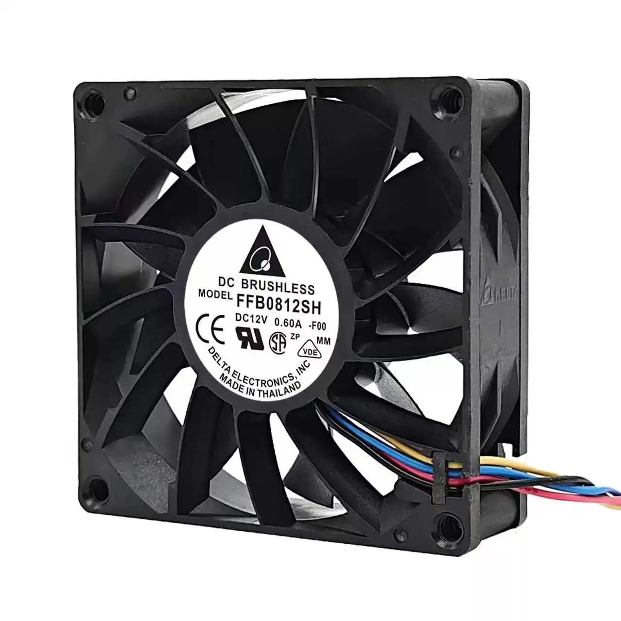 For DELTA FFB0812SH DC 12V 0.60A 4900RPM 8025 80x80x25mm 4-Pin PWM Dual Ball Bearing Violent Welder Server Inverter Cooler Fans