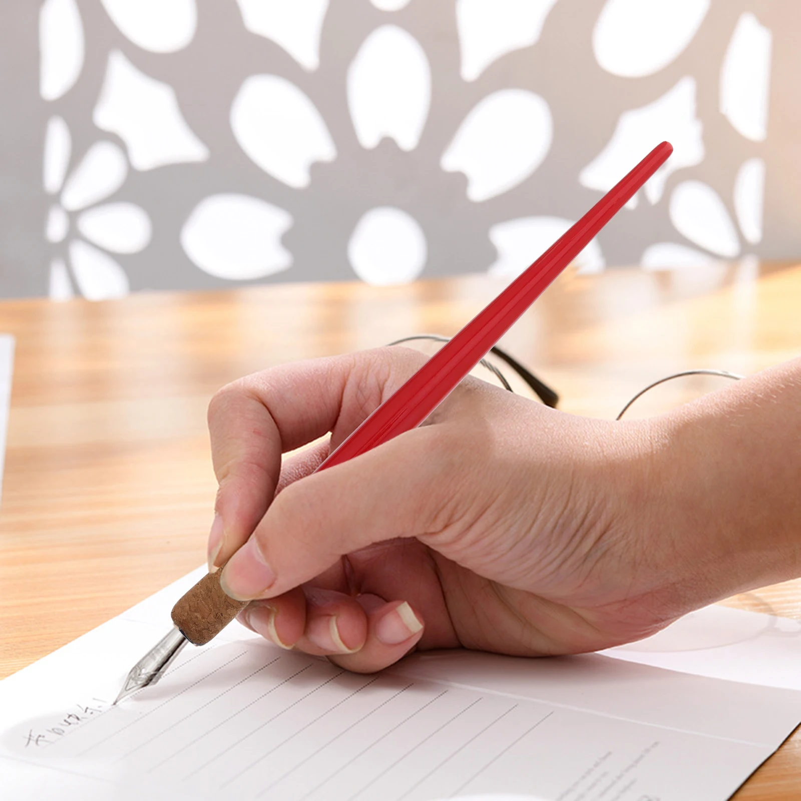 

4 шт. прочные деревянные держатели для ручек, держатели для ручек для каллиграфии, комиксов, практичные письменные принадлежности, держатель для ручек для каллиграфии