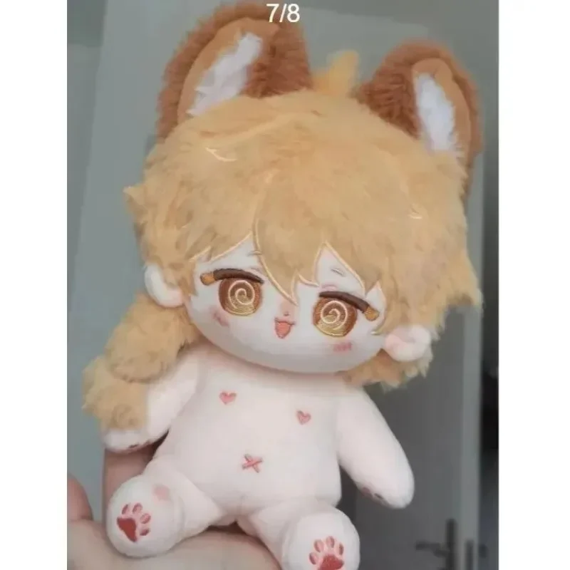 

20CM New Genshin Impact Aether Cosplay Cartoon Anime Soft Body Dress Up Change Clothes Xmas Gift