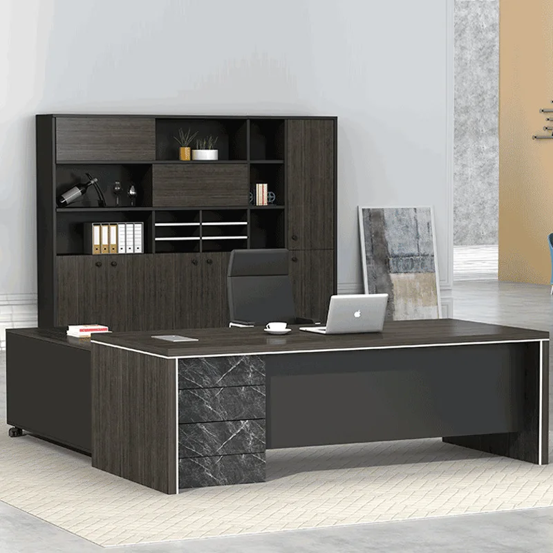 

Office File Cabinet Simple Bookcase File Cabinet Wooden File Cabinet Boss Room Background Combination Bookcase with Lock