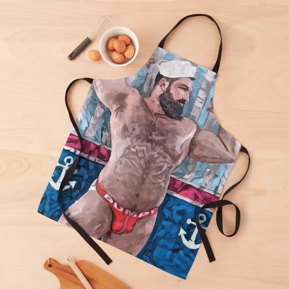 

Pinup Bear Apron Camping christmas kitchen cloths bib Woman Kitchens Apron