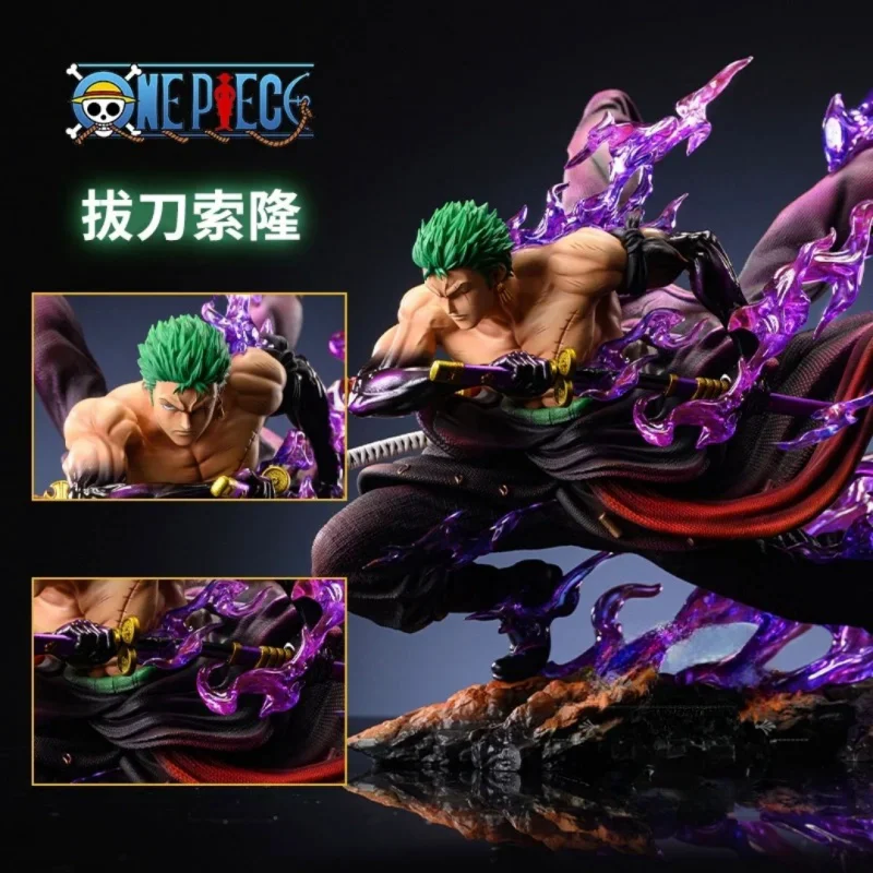 Hot Sale 21cm One Piece Anime Figure Roronoa Zoro Figurine Gk Statue Figurine Model Dolls Collection Room Decora Desk Kids Gifts