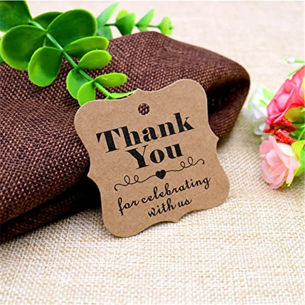 Paper Tag Thank You Tag Gift Tag Gift Label Label Tags