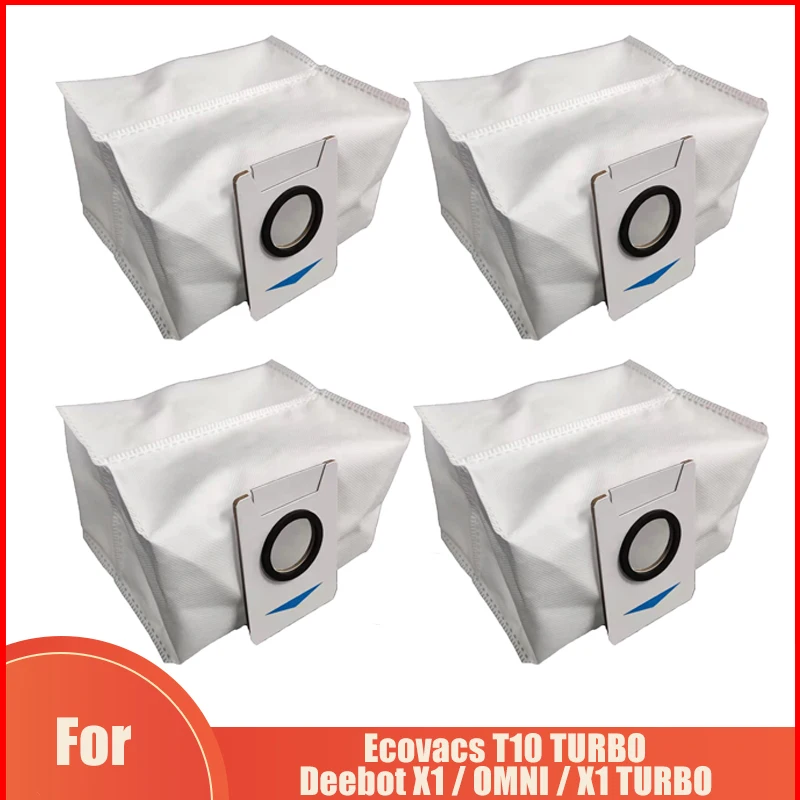 ل Ecovacs T10 توربو Deebot X1 OMNI X1 توربو روبوت مكنسة كهربائية عالية السعة أكياس الغبار أجزاء غير المنسوجة الغبار بن الملحقات