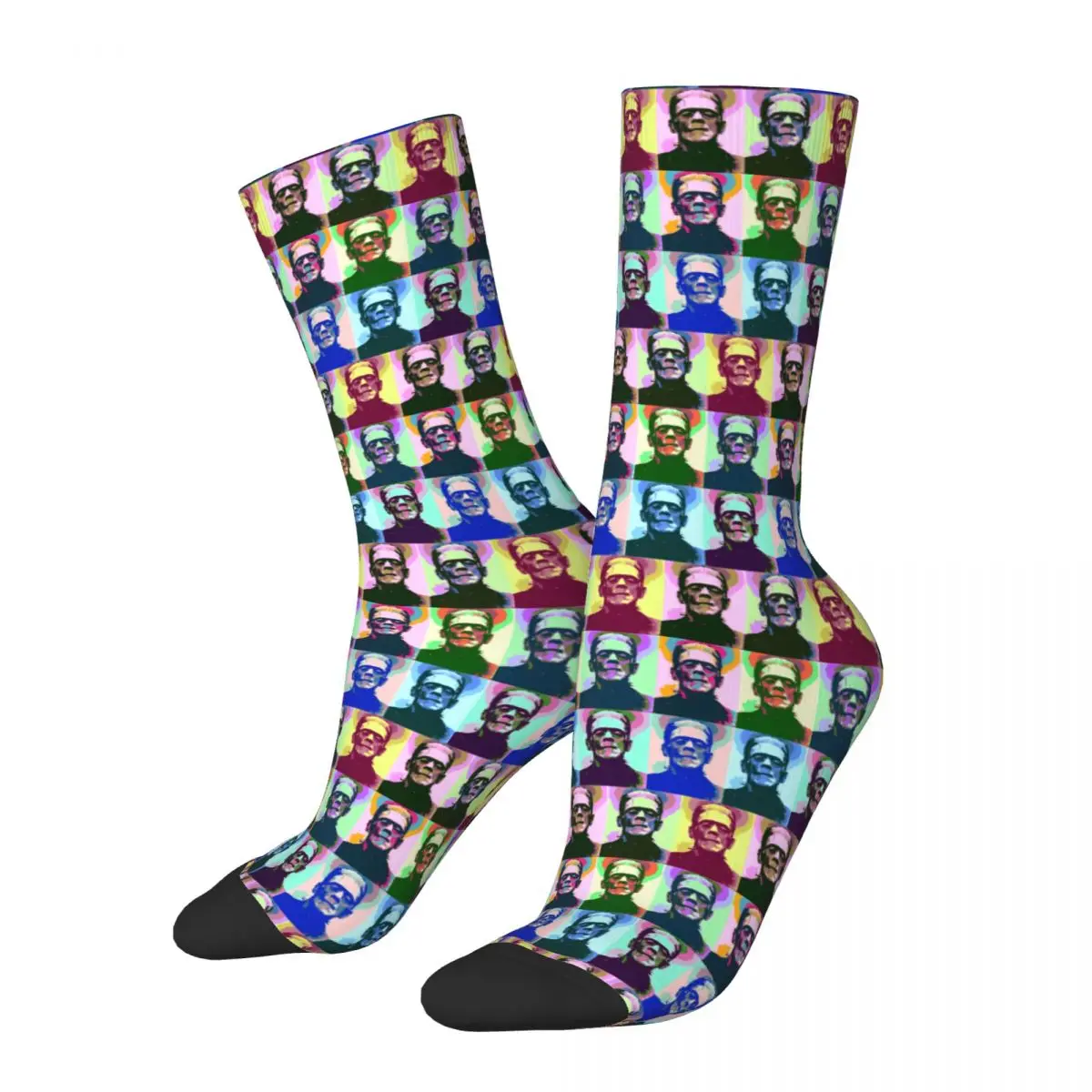 

Pop Art Frankenstein Socks Male Mens Women Autumn Stockings Printed