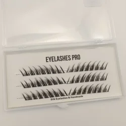 Lengqinghuxi-A Hand Made Eyelash Extension Segmented Flase Lashes Dramatic Lash Bundles Soft Ribbon Eyelashes Makeup Lashes