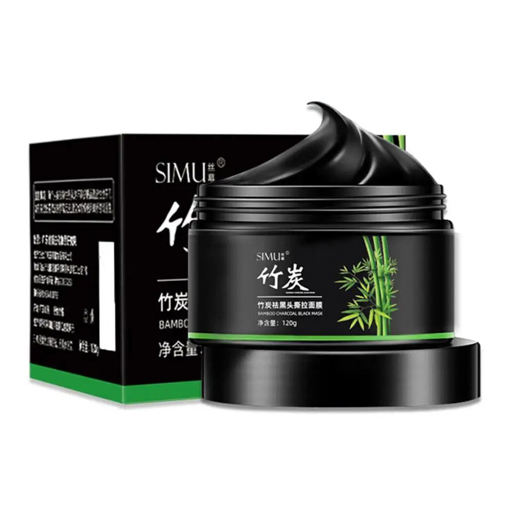 Bamboo Charcoal Blackhead Remover Deep Face Black Shills Black Nud Peel Purifying Cleansing Care Off B8o3