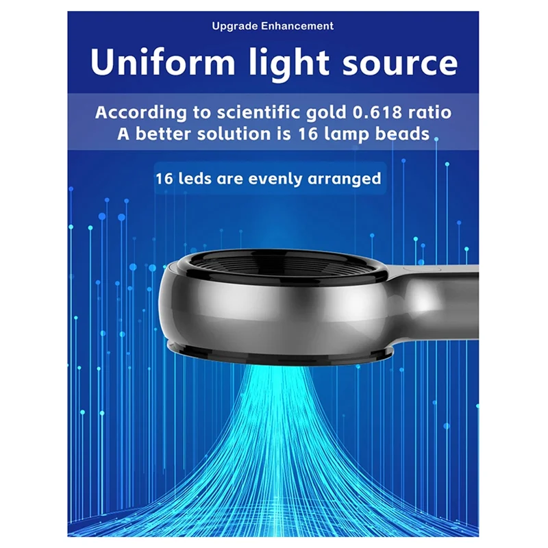 AA20-Huidanalysatorlamp voor huid UV-vergrootglas voor schoonheid Gezichtstesten Woods Lamp Licht Huidanalyse Detectielamp EU-stekker