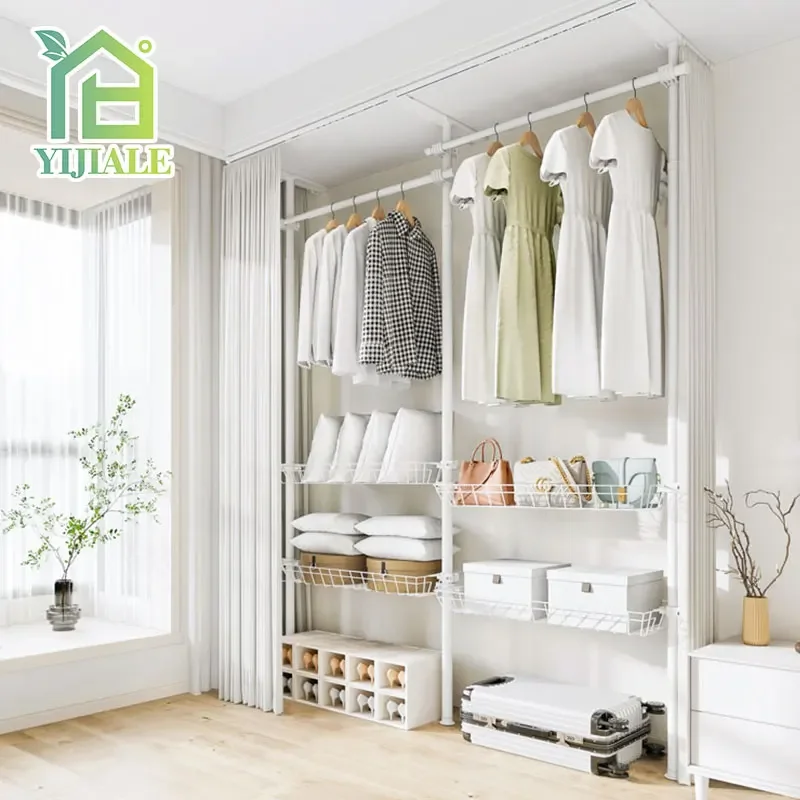 

Heavy Duty Clothes Rack Clothes Hanger Rack Stand Portable Clothing Rack With Shelves
