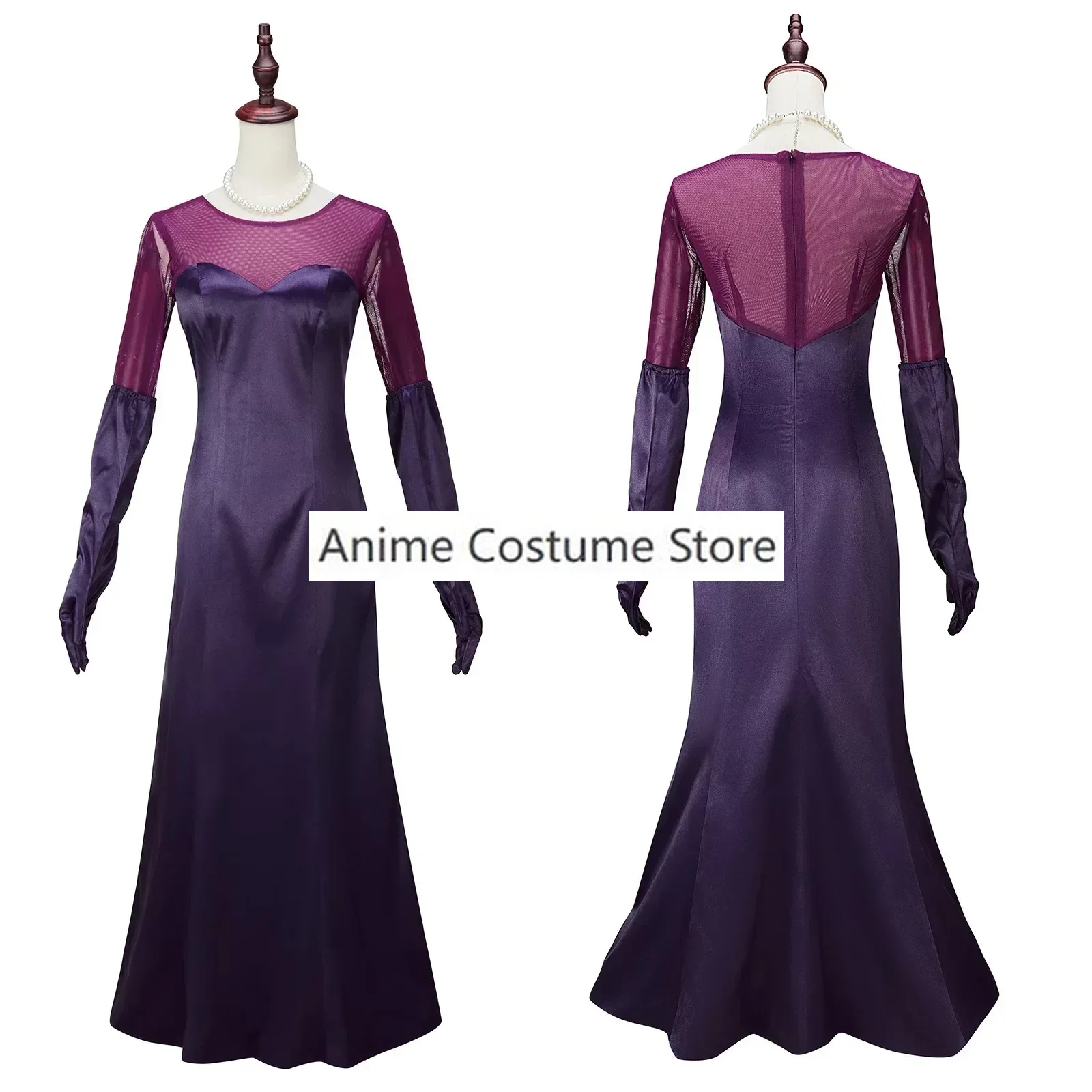 Lilith Cosplay Evening Dress Anime Hazbin Demon Horns Decor Props Hotel First Women Cosplay Fancy Sexy Costume Halloween Party