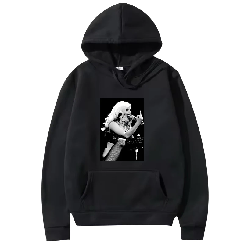 

lady gaga fashion funny cool classic hoodie men women vintage Long sleeve Sweatshirt with print Graphics oversized hoodie unisex