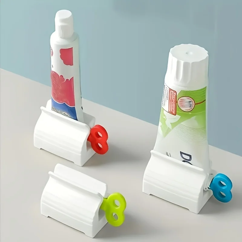 Toothpaste Squeezer Dispenser 3 Pack Plastic Tube Roller Holder For Bathroom Kitchen Travel Washing Basket Produce Bowl Bag