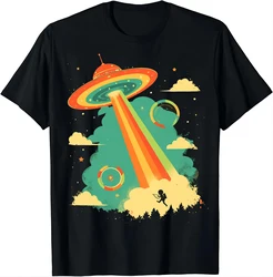 Funny Birthday Gift Traditional Archery Funny Ufo Archery Target Recurve Bow T-Shirt Men Clothing Streetwear Graphic T Shirts