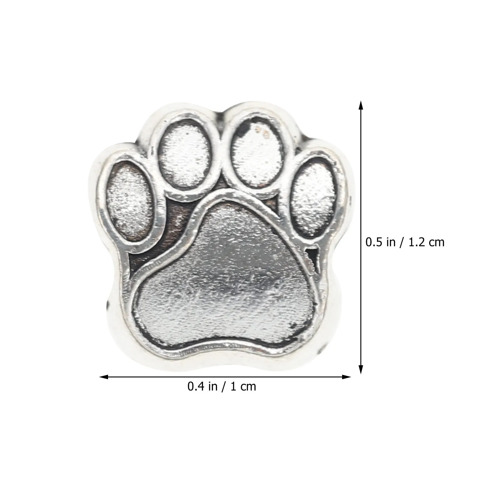 

50Pcs Zinc Alloy DIY Bracelet Beads Vintage Style Handmade Jewelry Components Smooth Surface for Necklace Pendant Crafting