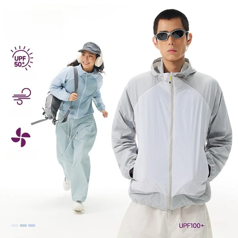 

Outdoor Mountain Sports Sun Protection Jacket with UPF50+.Cooling & Breathable Fabric for Summer Unisex Sports, Casual, Everyday