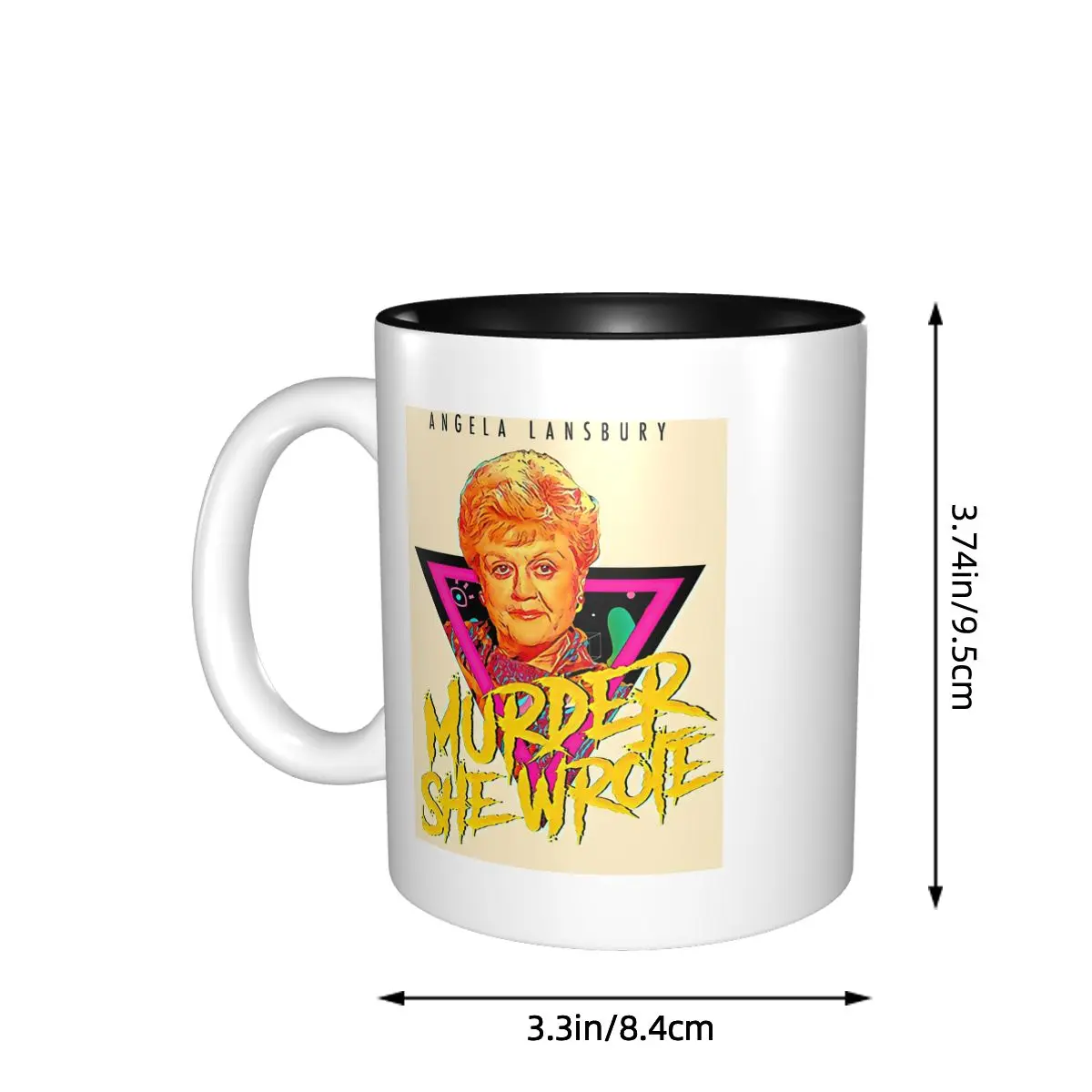 Murder She Wrote Retro Realness Mug Funny Ceramic Coffee Cups Tea Mugs Milk Cup Drinkware Gifts for Woman Man