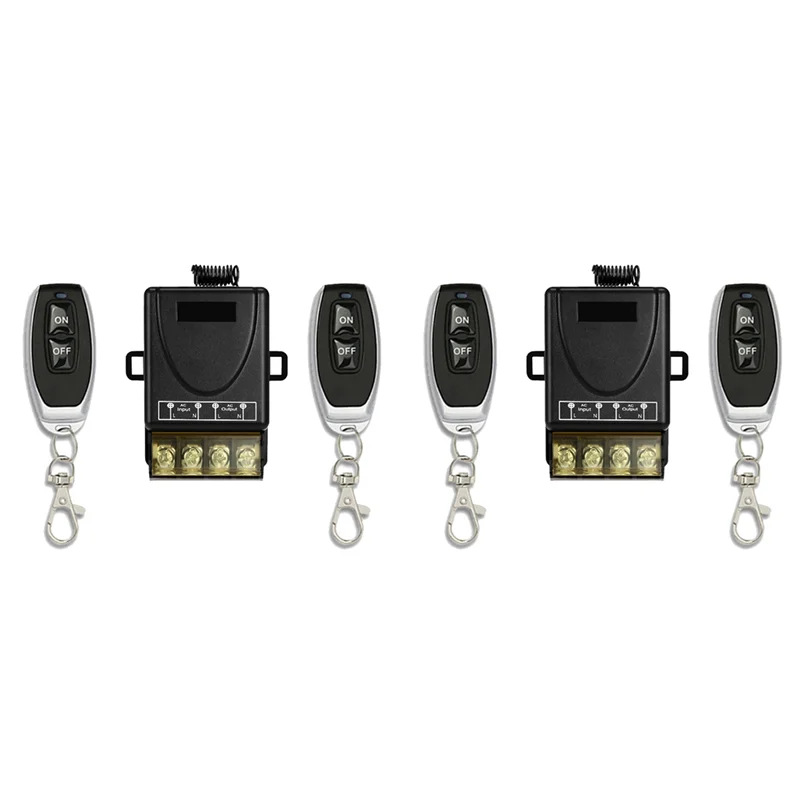 

【Hot Items】2X DIY Wireless 433Mhz Universal Remote Control Switch 12V-48V High Power Relay Receiver Module For Car Water Pump