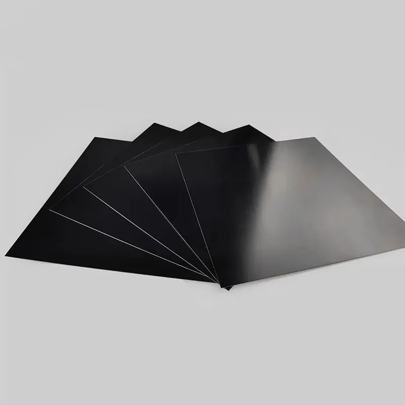 Industrial Black Anodized 5052 Aluminum Plate 0.5-2mm Thickness Custom Sizes for Fabrication