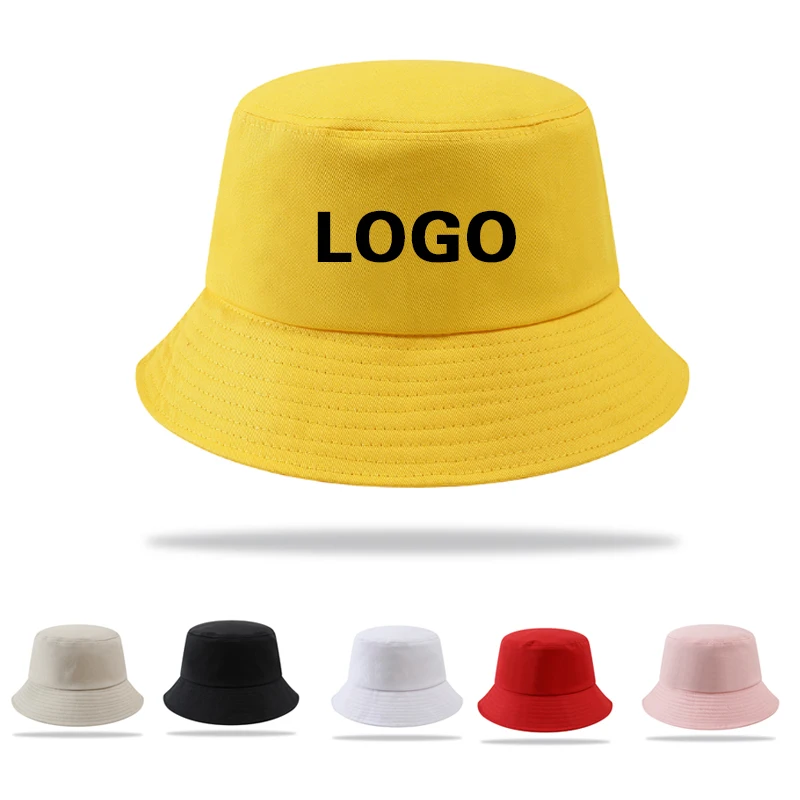 Fisherman's Hat Print Logo Summer Men And Women Outdoor Fishing Hat Sun Shading Advertisement Customized Embroidered Name